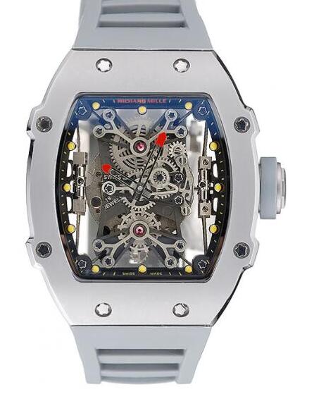Review Richard Mille Rafael Nadal RM 027-01 White Rubber Copy Watch